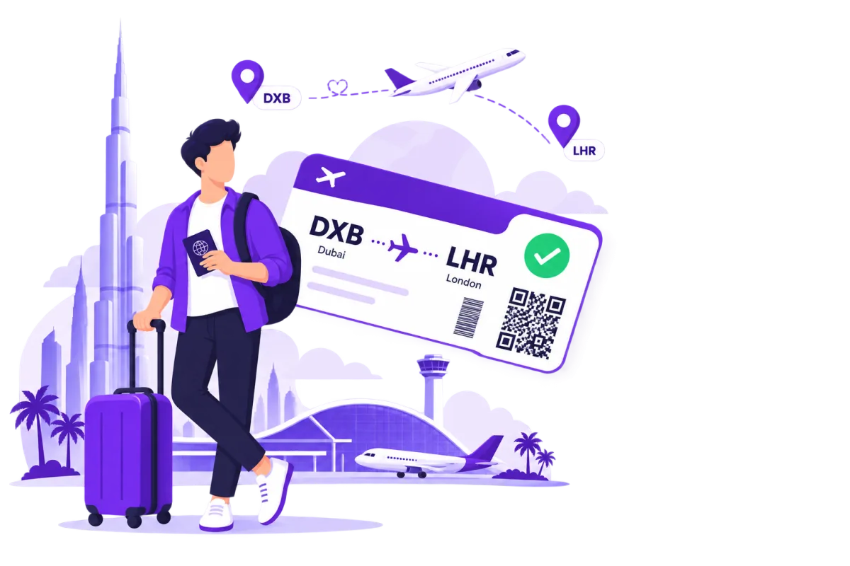 Générateur Gratuit de Dummy Ticket Dubai pour Visa UAE 2026