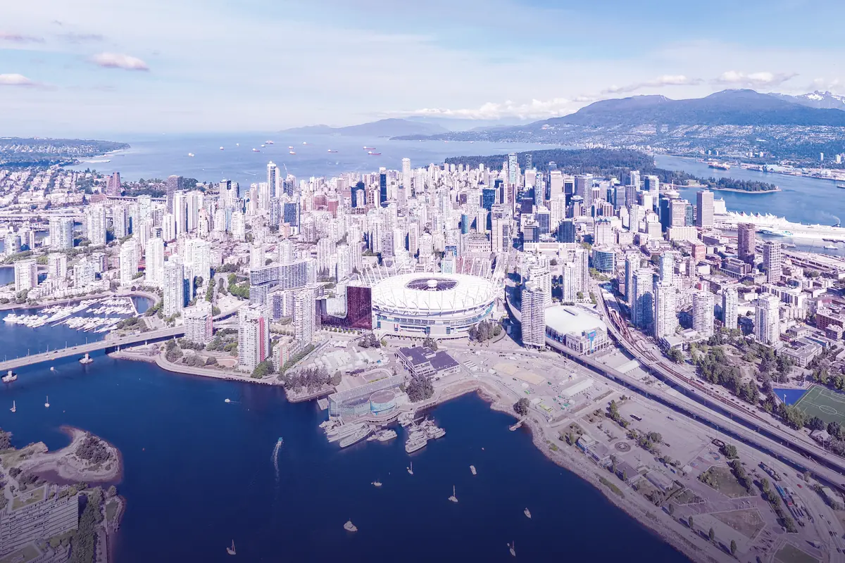 Vancouver from above — Kanada