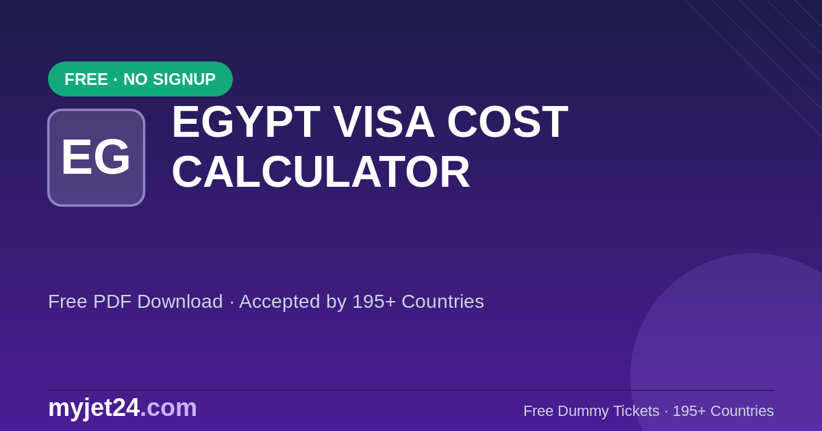 Egypt Visa Cost 2026: Fees, Processing Time & Requirements