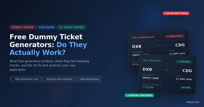 Do Free Dummy Ticket Generators Actually Work?