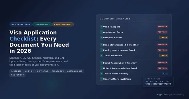 Visa Application Checklist 2026