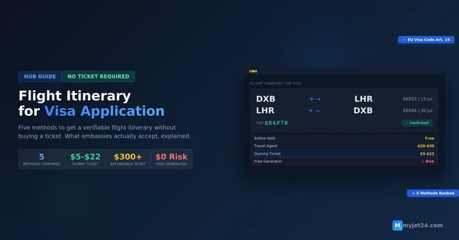 Flight Itinerary for Visa Application: How to Get One Without Buying a Ticket