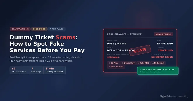 Dummy Ticket Scams: How to Spot Fake Services Before You Pay