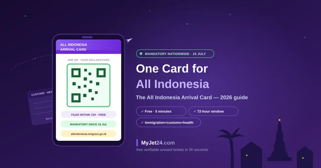 All Indonesia Arrival Card (2026): The Free QR Form Now Mandatory Nationwide