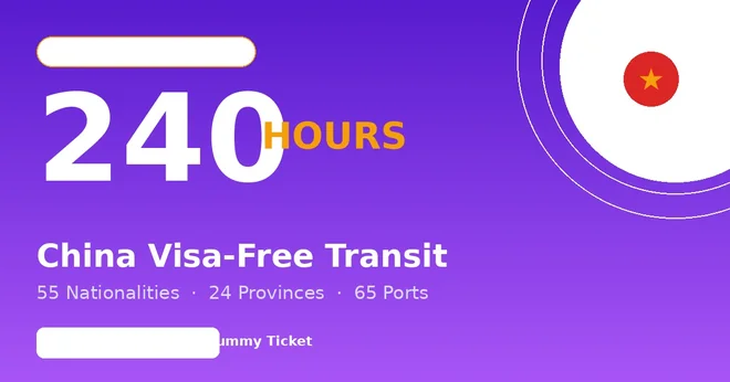 China 240-Hour Visa-Free Transit 2026: Eligible Countries, Cities & Onward-Ticket Rules