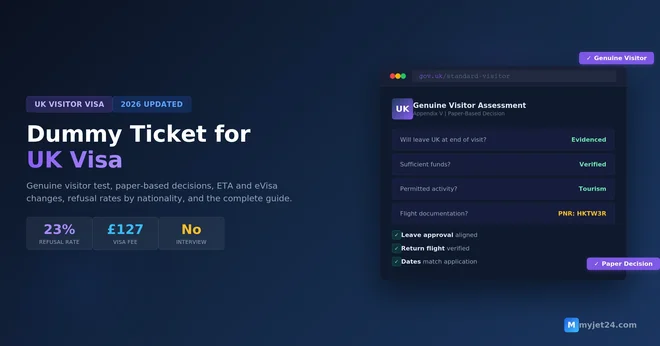 Does UKVI Accept a Dummy Ticket for a UK Visa? (2026)