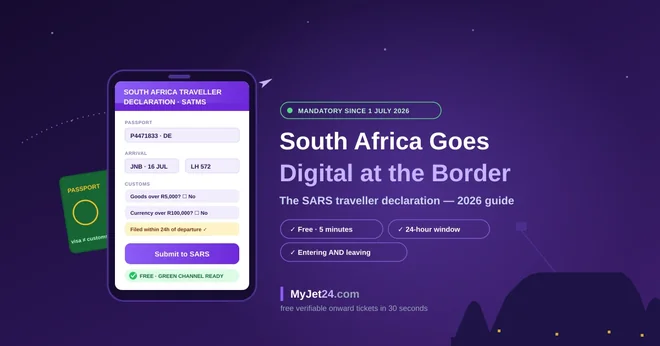 South Africa's Traveller Declaration (2026): The SARS Customs Form Now Mandatory for Every Trip